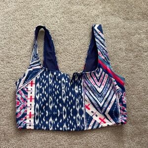 FP Movement by Free People Blue and Pink Sports Bra